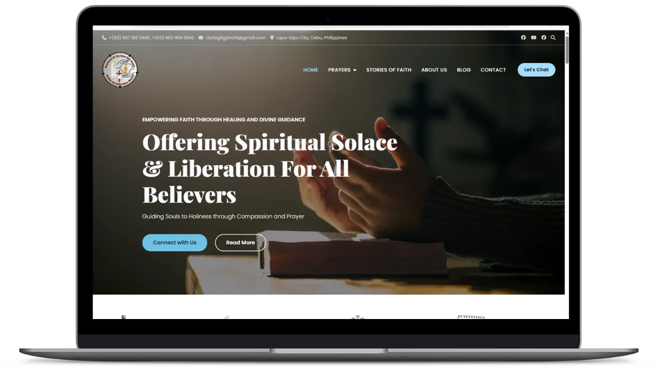 Hire a VA | Portfolio +63 Philippines 5 WordPress website created by freelance virtual assistant for Team Holy Rosary